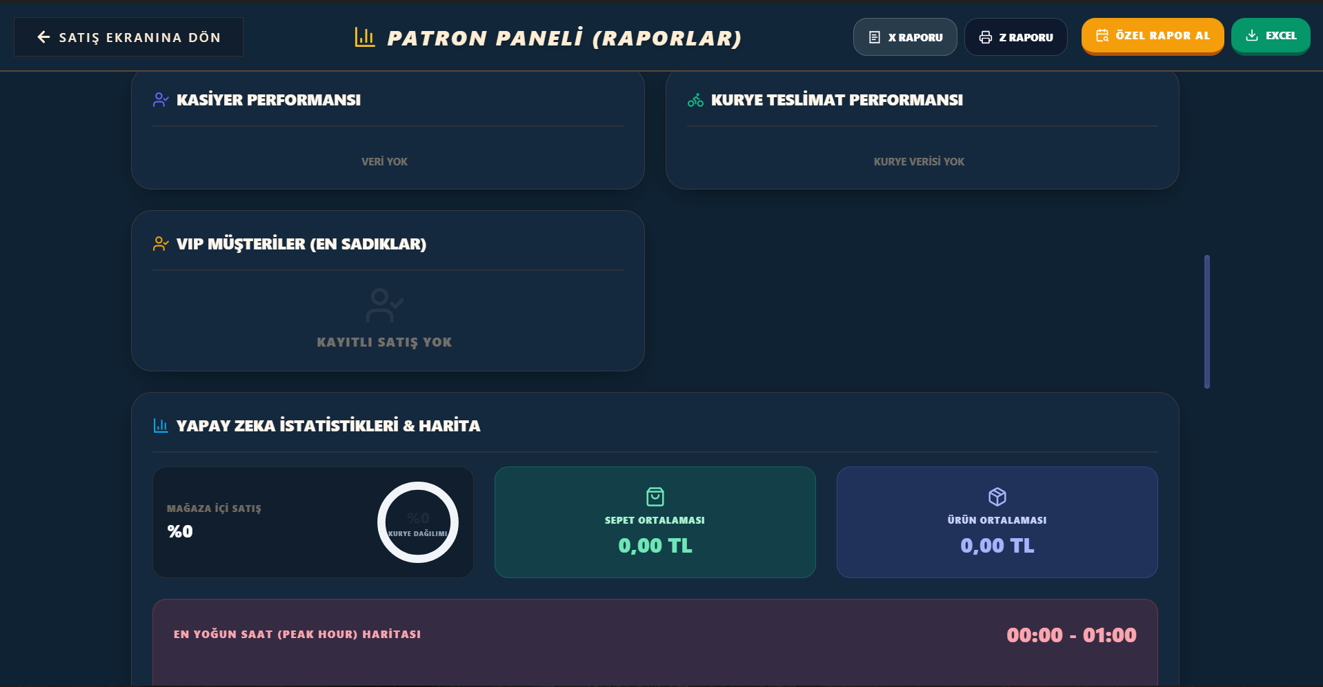 Detaylı Satış Raporları